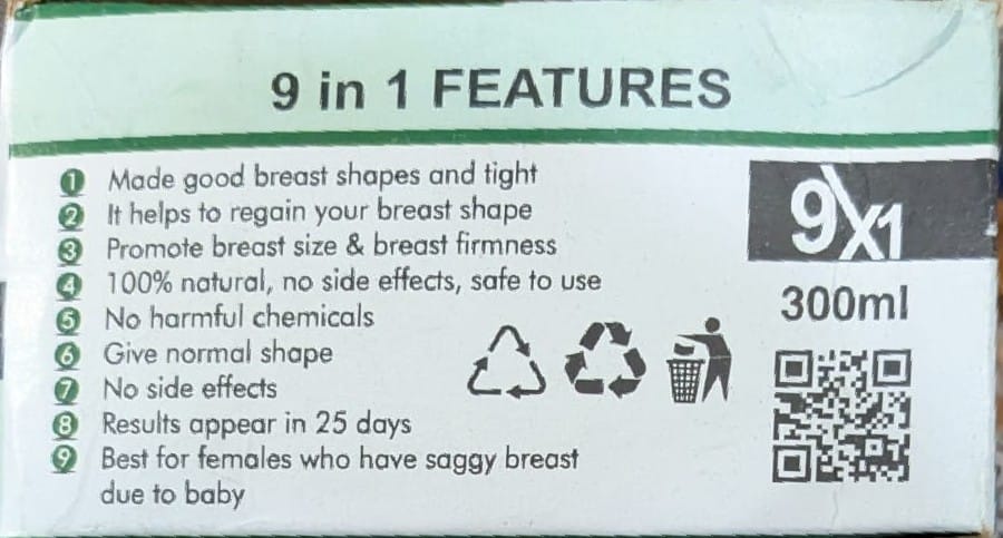 Balay Breast Cream 9x1 (lifting fast+ expand chest)