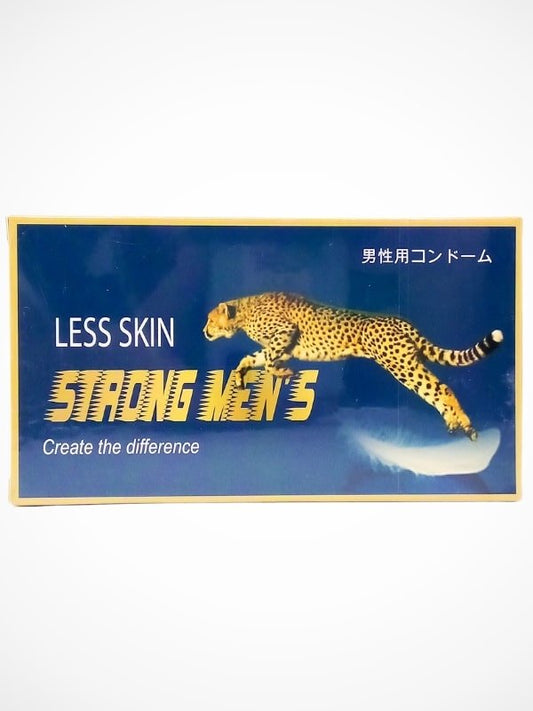Less Skin Strong Men's Condoms - 12 Super Thin Condoms